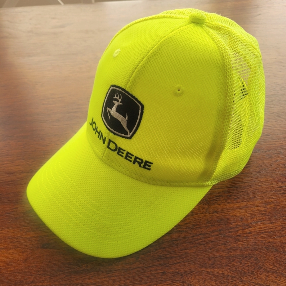 John Deere Tractor Trucker Hat Strapback Mesh